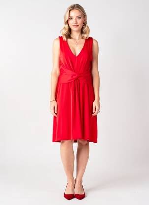 Rochie midi fără mâneci fără mâneci roșu LOLITAS&L femeie