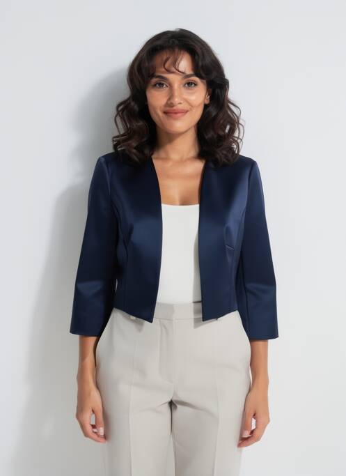 Bolero croială cambrată albastru VERA MONT femme