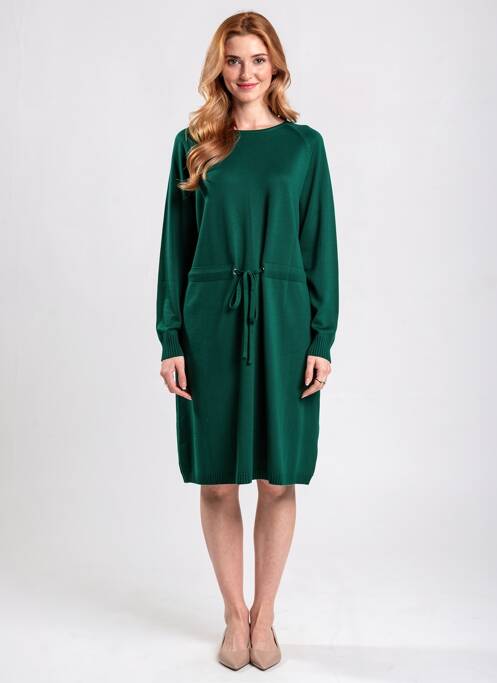 Rochie pulover elasticitate mâneci lungi verde MD'M femme