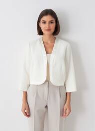 Jachete casual croială dreaptă alb GREGORY PAT femme