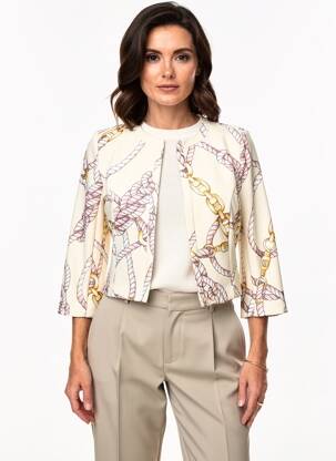 Jachete casual epoleți bej K-DESIGN femeie
