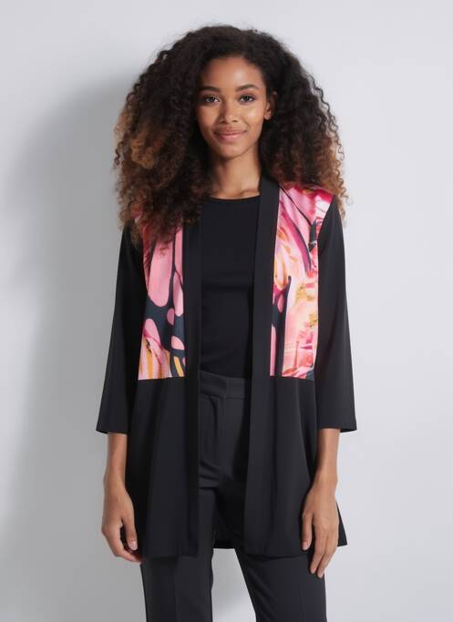 Jachete kimono mâneci lungi negru GREGORY PAT femme