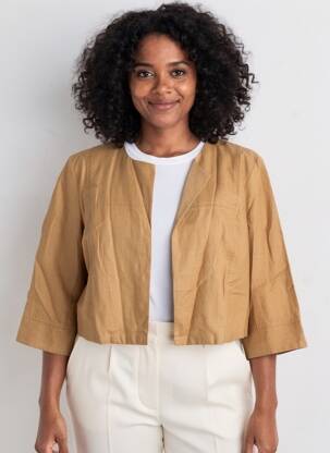 Jachete casual guler rotund maro DIANE LAURY femeie