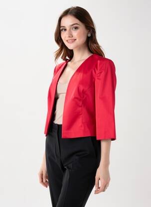 Bolero croială cambrată roșu VERA MONT femeie