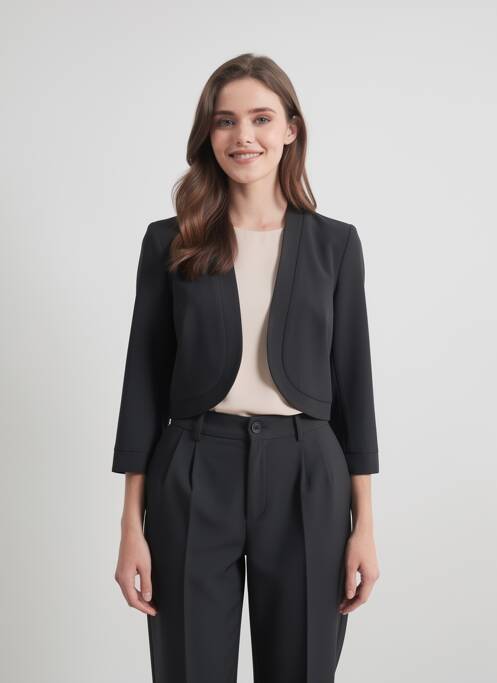 Bolero țesătură crep negru DIAMBRE femme