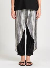 Pantalon slim elasticitate negru QUATTRO femme