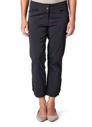 Pantalon 7/8 țesătură poplin mărime normală negru QUATTRO femeie