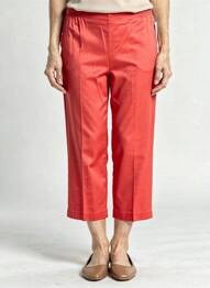 Pantalon trei sferturi elasticitate mărime normală portocaliu QUATTRO femme