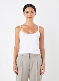Top țesătură jersey bretele subțiri violet MADIVA femme