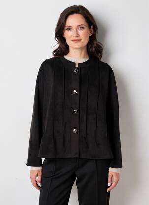 Jachete elegante buzunare negru 2W PARIS femeie