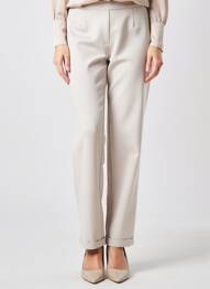 Pantalon drept elasticitate mărime normală gri FRANK WALDER femme