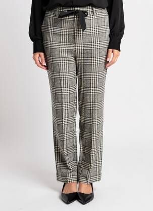 Pantalon drept elasticitate mărime normală negru LA FEE MARABOUTEE femeie
