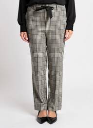 Pantalon drept elasticitate mărime normală negru LA FEE MARABOUTEE femme