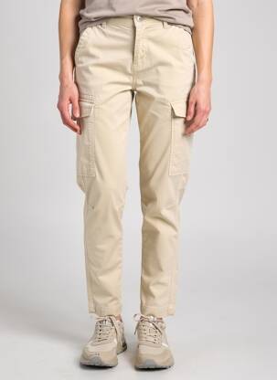 Pantalon cargo subțire mărime normală bej CO.J (CUP OF JOE) femeie