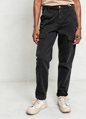 Pantalon cargo subțire mărime normală negru CO.J (CUP OF JOE) femeie