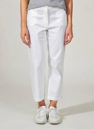 Pantalon 7/8 țesătură poplin mărime normală alb BETTY BARCLAY femeie