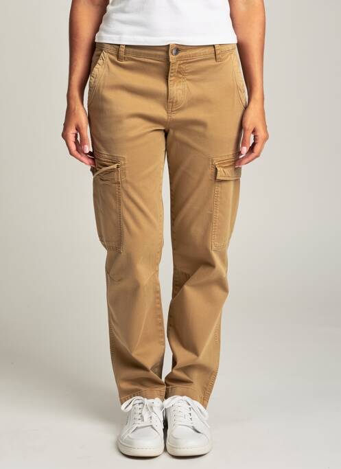 Pantalon cargo țesătură poplin mărime normală maro CO.J (CUP OF JOE) femme