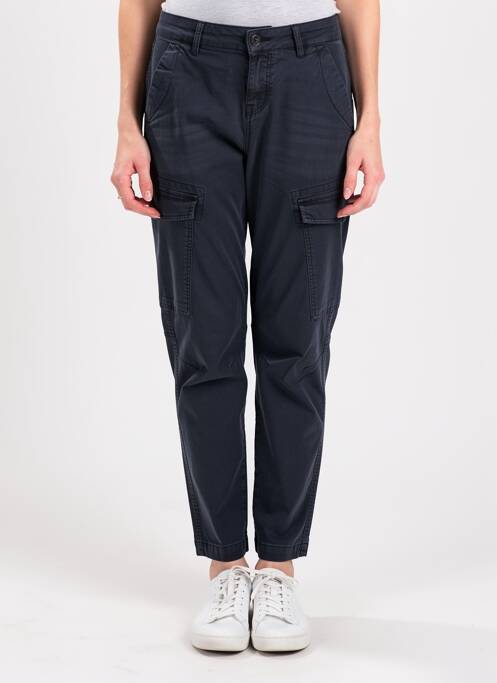 Pantalon cargo țesătură poplin mărime normală albastru CO.J (CUP OF JOE) femme