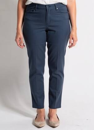 Pantalon slim elasticitate mărime normală albastru EAST DRIVE femeie