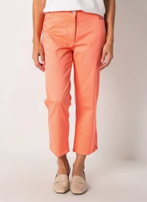 Pantalon 7/8 elasticitate mărime normală portocalie DIANE LAURY femeie