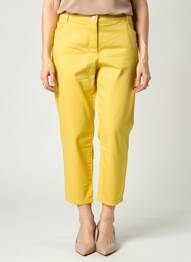 Pantalon trei sferturi elasticitate mărime normală galben BETTY BARCLAY femme