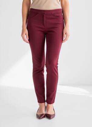 Jegging țesătură denim mărime normală roșu EAST DRIVE femeie