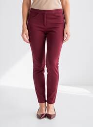 Jegging țesătură denim mărime normală roșu EAST DRIVE femeie