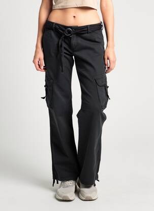 Pantalon cargo talie joasă talie joasă negru RWD femeie