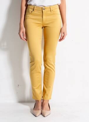 Blugi skinny elasticitate talie joasă portocaliu KOCCA femeie