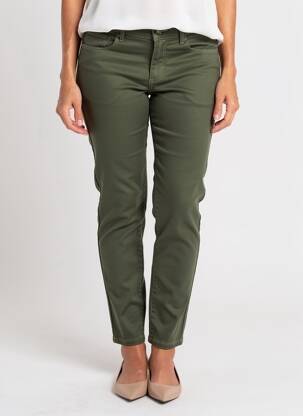 Pantalon slim buzunare verde FRACOMINA femeie