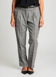 Pantalon drept buzunare negru FRACOMINA femeie