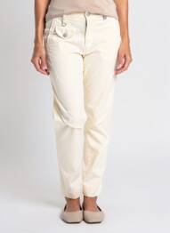 Pantalon slim buzunare alb HIGH femme