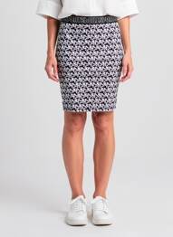 Fustă scurtă croială dreaptă negru MARC CAIN femme