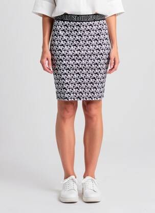 Fustă scurtă croială dreaptă negru MARC CAIN femme