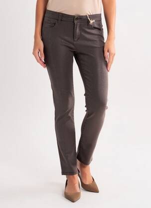 Pantalon slim buzunare gri MAY LADY femeie