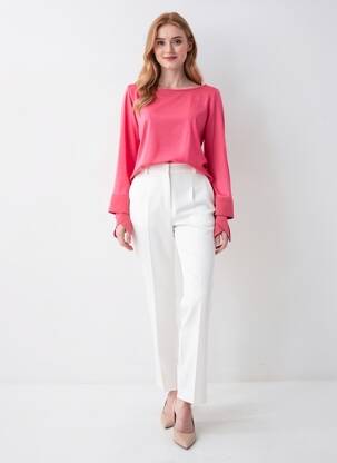 Tricou mâneci lungi mâneci lungi roz LUISA CERANO femeie