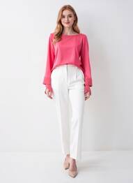 Tricou mâneci lungi mâneci lungi roz LUISA CERANO femme