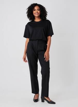Tricou croială cambrată mâneci scurte negru CLOSED femeie