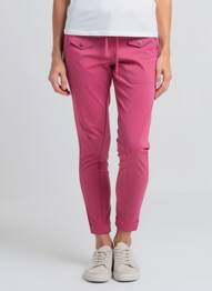 Pantalon slim talie elastică mărime normală roz INDIES femme