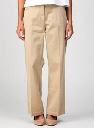 Pantalon drept elasticitate mărime normală bej MAYJUNE femme