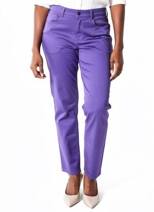 Pantalon drept elasticitate mărime normală violet HELLS BELLS femeie
