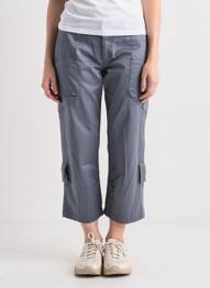Pantalon trei sferturi croială dreaptă mărime normală albastru CHIPIE femeie