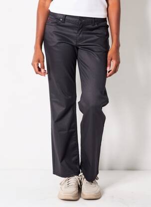Pantalon drept elasticitate mărime normală negru I.CODE (By IKKS) femeie