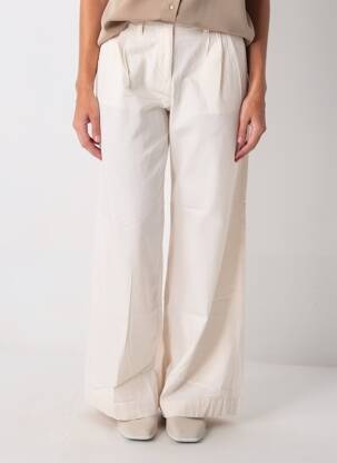 Pantalon chino țesătură poplin mărime normală bej FIRETRAP femeie