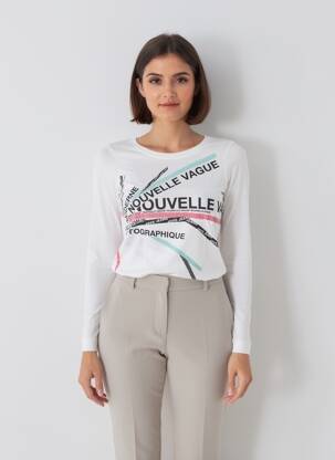 Tricou mâneci lungi mâneci lungi alb PEPE JEANS femeie