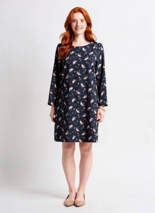 Rochie scurtă mâneci lungi mâneci lungi albastru I.CODE (By IKKS) femeie