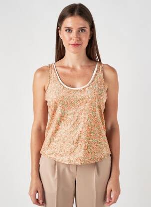 Maiou croială cambrată fără mâneci portocaliu MAISON SCOTCH femme