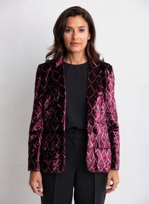Sacou buzunare violet STORIATIPIC femeie