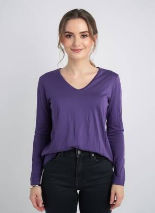 Tricou mâneci lungi mâneci lungi violet ZILCH femeie