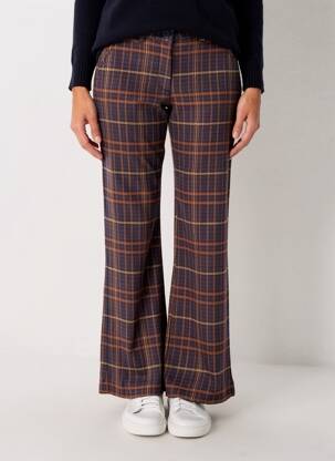 Pantalon evazat talie cu cleme talie înaltă violet CLOUD9 femeie